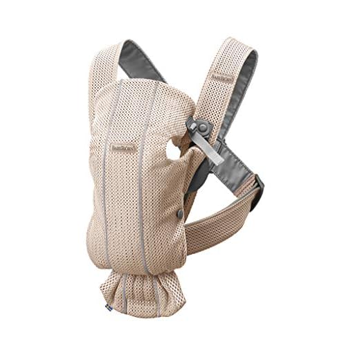 Babybjörn 021001 Babytrage Mini, 3D Mesh, Perlmuttrosa
