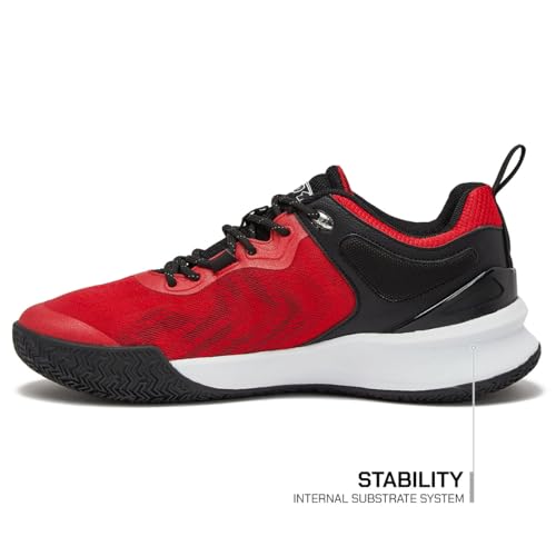 AND1 Prospect Athletic Shoes for Men, Basketball Shoes or Mens Running Sneakers, Red, Black or White Sizes 7 to 164