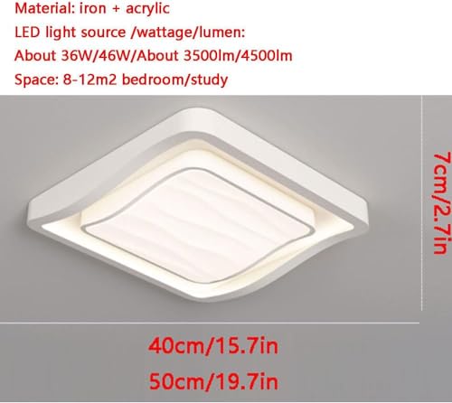 Plafonnier LED carré résistant pour remplacer un éclairage faiblard