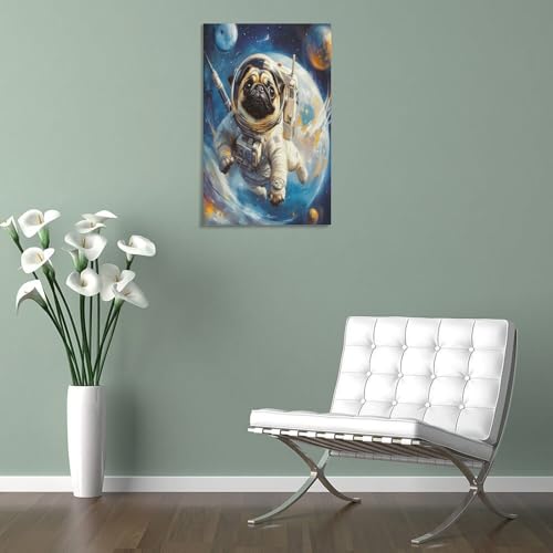 Peintures sur toile impression affiche carlin design moderne