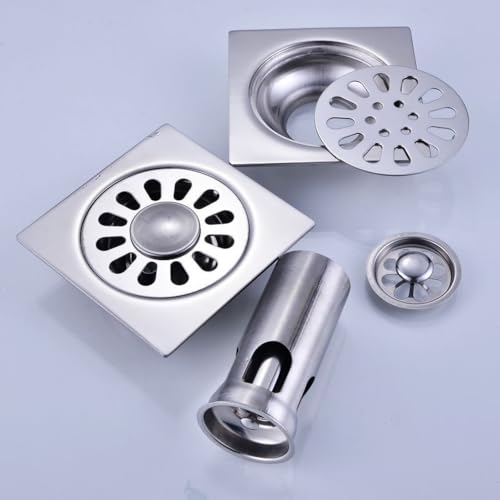 Desodorante para desagüe de piso de acero inoxidable para hogar, baño, balcón, lavadora, fregadero y WC; modelo Ordinary, Washing Machine-1-A miniatura 6