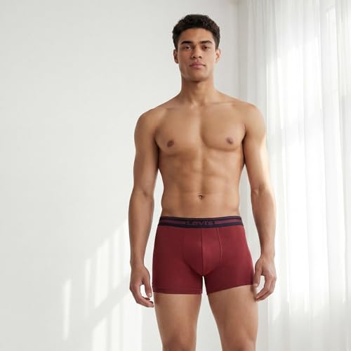 Image of Levi's 003 Classic Trunk for Men | 100% Pure Cotton | Solid | Durable Comfort | Breathable Men's Underwear | Anti-Roll Waistband | Extra Supportive Gusset | No Ride-Up Leg Fit | Pack of 1