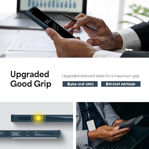 Image of Spigen Cyrill UltraColor | Samsung Galaxy S24 Ultra Case | Blue Galaxy S24 Ultra Back Cover | TPU+Poly Carbonate - Deep Sea