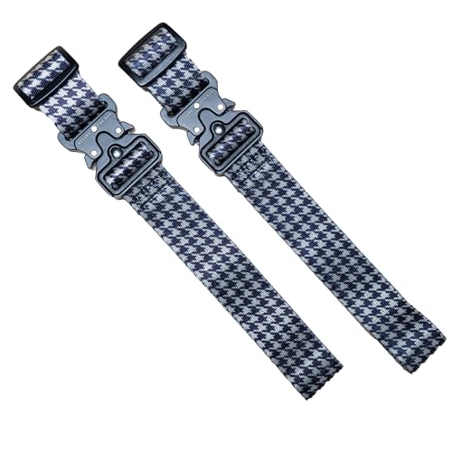 Cincha Add A Bag Luggage Strap Connectors - Connect Multiple Suitcases and Bags - Airport Travel Accessories - As Seen on Shark Tank - 2pcs (Houndstooth) - Image 3