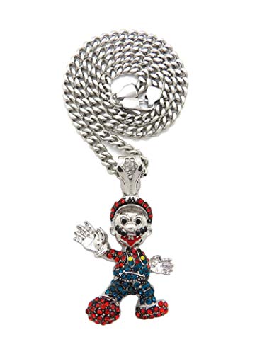 Iced Mario Hip Hop Pendant 5mm/18,20