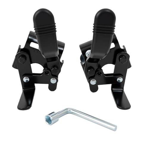Wheelchair brakes Universal Brake Replacement Parts One-Handed Operation Suitable For Most Manual Wheelchairs (1 Pair Black)