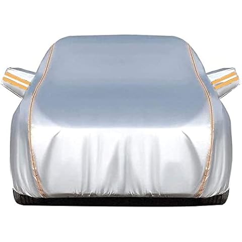 HPJDJXB Car Cover For BMW / 3 Series 4 Series 5 Series 6 Series 7 Series 8 Series| Breathd car cover Outdoor car cover snow -proof full car cover (Color : Silver, Size : 3 Series) Cover
