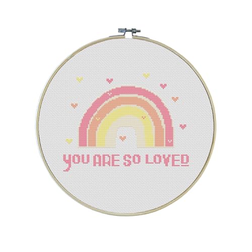 You are So Loved Cross Stitch Kit EVERYTHING INCLUDED