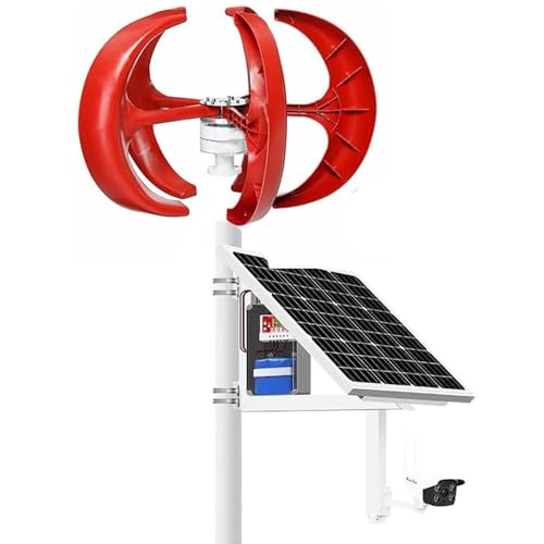 5000 W, 5000 W, 5-łopatkowy generator prądu stałego 12 V/24 V/48 V do domu lub domku, wydajne rozwiązanie odnawialnej energii słonecznej i wiatrowej.