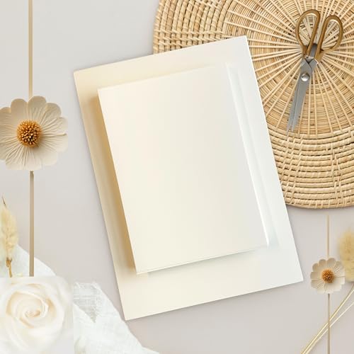 A3 Ivory Cards 250gsm Thick Card for Arts Crafts Activity School Office Printing DIY Creativity Projects A4 Ivory Colour Heavy Blank Card Stock (A3 Cards) 20 Sheets - Image 8