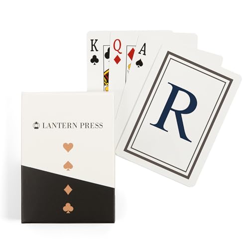 Baraja de Poker Lantern Press Monogram R 52 Cartas