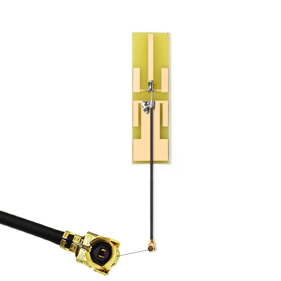 8dBi 2.4GHz 5.8GHz Dual Band WiFi Antenna IPEX Internal Antenna RG1.13 Cable for Mini PCIe Card