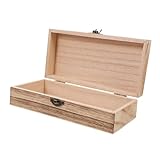 Compact et léger : taille compacte et rustique, conçu pour être léger, ce qui le rend facile à transporter et à ranger, boîtes de rangement avec couvercle, conteneur de rangement de bijoux