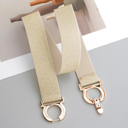 Glamorstar Stretchy Skinny Belts for Women Elastic Vintage Waist Belts for Dresses3