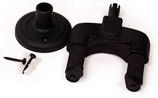 VICASKY Guitar Stand Black Guitar Bass Guitars Metal Brackets Guitar Holder Wall Mount Guitar Mount Holder Bracket with Sponge Guitar Hanger Metal Guitar Ukulele Hanger Gear Wall-mounted