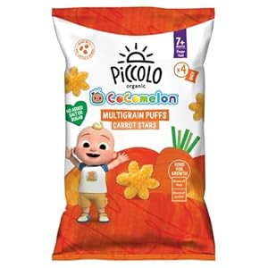 Piccolo Carrot Star Puffs 4 x 15g