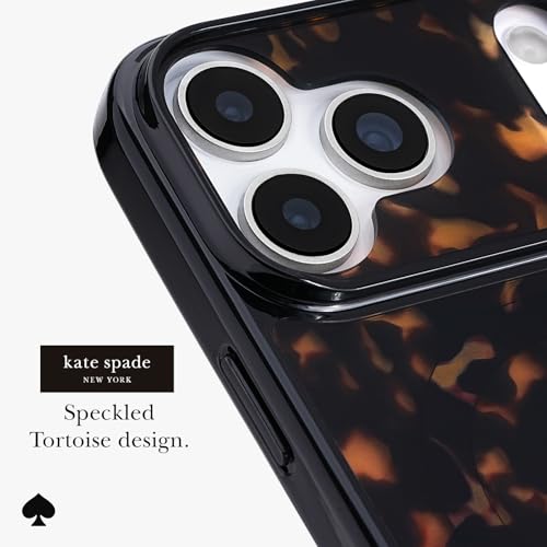 Image of kate spade new york iPhone 17 Pro Max Case - Compatible with MagSafe - Designer Phone Case - Tortoise