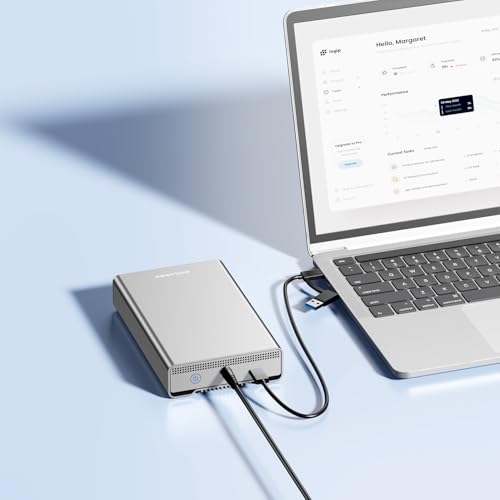 Image of Avolusion PRO-G2 16TB USB 3.2 Gen 2 (10Gbps) USB-C External Hard Drive for Windows /MacOS (Silver)
