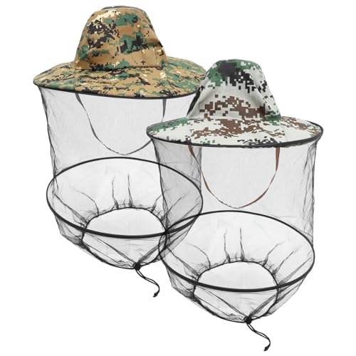 Chapeau de soleil en filet de pêche vert foncé pour femme