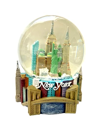 Musical Color New York City Skyline Schneekugel, Souvenir, 12,7 cm...