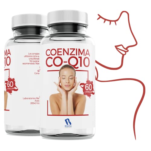 Coenzima Q10 200 mg - Colágeno Q10 - Reafirma y Cuida tu Piel - Antiarrugas - Antiedad - Calcio + Magnesio + Fósforo - Articulaciones Sanas - Vitaminas Para Una Piel Radiante - 1Cápsula al día Cover