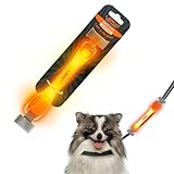 LaRoo ペンダントライト 安全補助グッズ【シリコン素材/軽い/生活防水設計/3種類の光るモード/電池交換可能/夜間散歩用】 (ライトバンド-オレンジ)