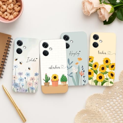 Image of COLORflow Back Cover Compatible with OnePlus Nord CE 3 5G | Floral Family Customized Back Cover Compatible with OnePlus Nord CE 3 5G