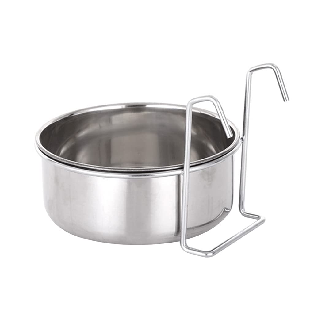 Hxyxbnhno Stainless Steel Hanging Pet Bowls for Dogs & Cats Cage and Crate Feeder Dish for Food and Water Multi Sizes โ image 1