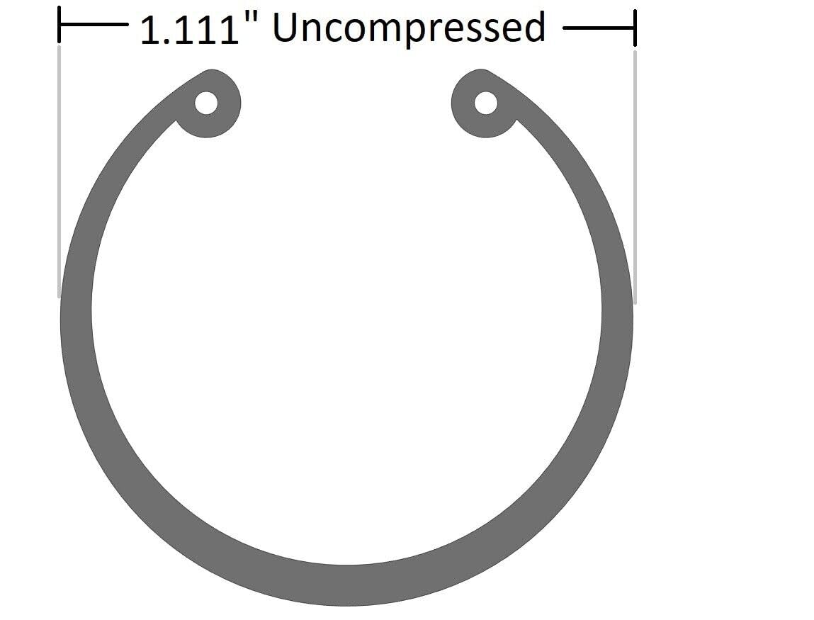 Generic SR 300-100 - 1'' Internal Snap Ring - Tru-Arc Type 1.111'' Uncompressed (4 Pack)