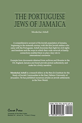 Canoe Press (Il) ILLUSTRATIONS Portuguese Jews Of Jamaica thumb #1