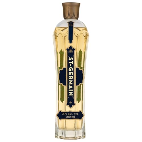 ​​​​St-Germain Französischer Holunderblütenlikör, 20 Vol.-%, 700 ml, Frische, Unbeschwerte Spritz-Momente, Hergestellt aus Wild Wachsenden, Handgepflückten Holunderblüten, Veredelt jeden Cocktail​​