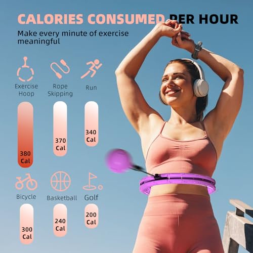 Argvsde Infinity Hoop,2 in 1 Adjustable Fitness Hoop for Women Beginners by Argvsde - Image 3