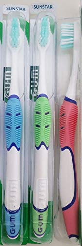 GUM 517 Technique Sensitive Care Toothbrush - Compact - Ultra Soft (3 Pack)