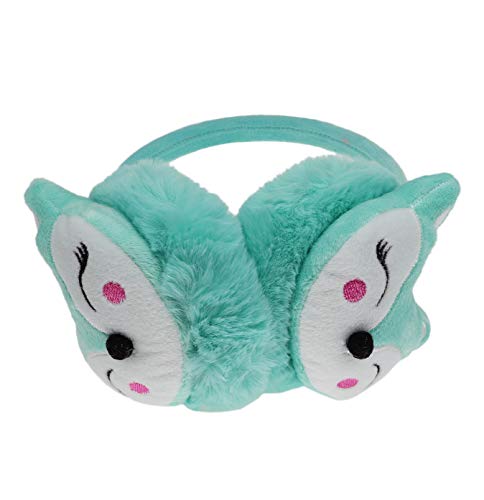 PURFANREE Kids Winter Earmuffs Plush Warm Cute Fox Ear Warmers Earflap Cute Cartoon Earmuff for Boys Girls Baby Toddlers4