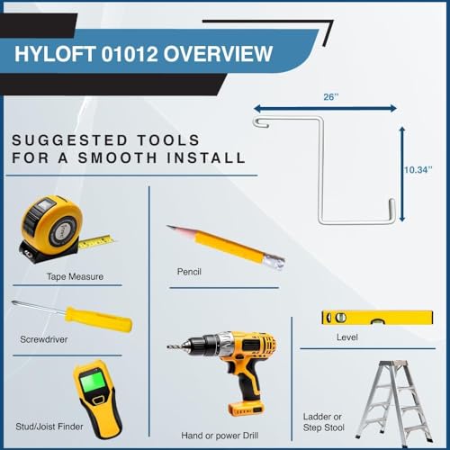 HyLoft Modell 01012 Reifen-Aufbewahrungssystem, 121 cm breit x 91,4 cm tief, Rot
