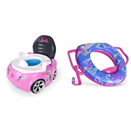 Barbie Soft Potty Training Seat and Barbie Convertible Training Toilet