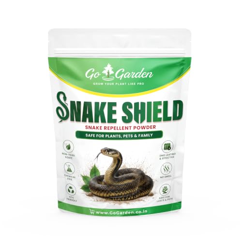Image of Go Garden Snake Repellent for Outdoors | Snake Repellent Powder for Home, Garden, Farm & Yard | Snake Away Granules for Outdoor Protection 900 G