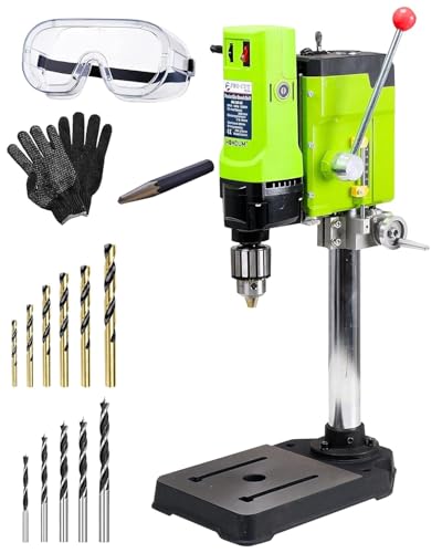 Image of Hetkrishi 16mm x 1050W Multifunctional electric Bench Press Drill machine with 3 Level Speed Drilling - Chuck 3-16 millimeters 2.5 Inch depth- Procut Drill