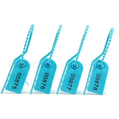 WUBAO(R) 200 etichette di sicurezza blu per estintori e bagagli 210 mm