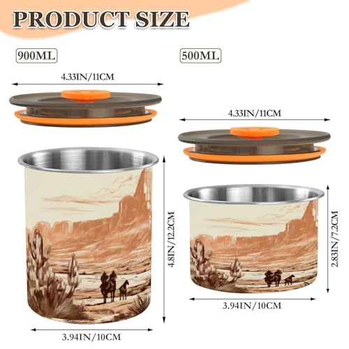 Envase hermético de acero inoxidable para café Blueangle 30oz miniatura 2