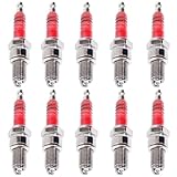 HHFBD 10Pcs Spark Plug D8TC D8EA DR8EA 125cc 150cc 200cc 250cc CG125 CF250 CH250 ATV GY6 Quad Scoote