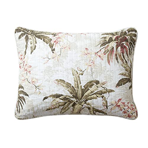 Image of Tommy Bahama - Queen Quilt Set with Shams, Cotton, Reversible