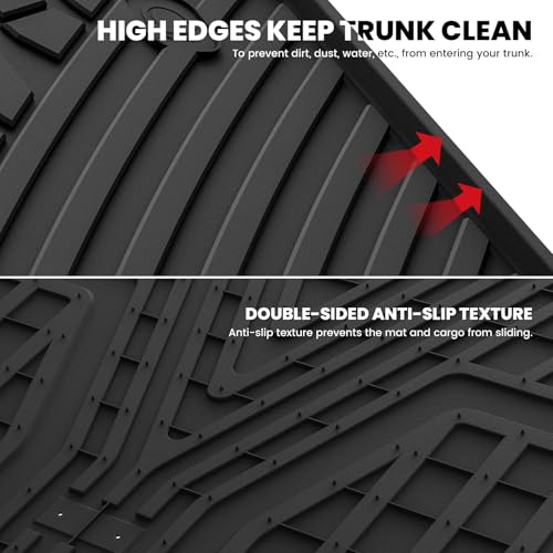 Image of LASFIT Cargo Mat for Jeep Wrangler JL 2018-2026 4 Doors Without SUBWOOFER