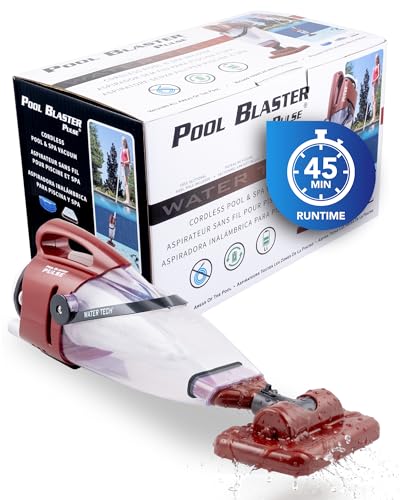 POOL BLASTER Pulse Cordless Pool Vacuum for Above Ground Pool - American-Engineered Hoseless Vac...