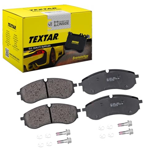 TEXTAR Juego de pastillas de freno Delantero con accesorios 2640801 Juego de pastillas de freno