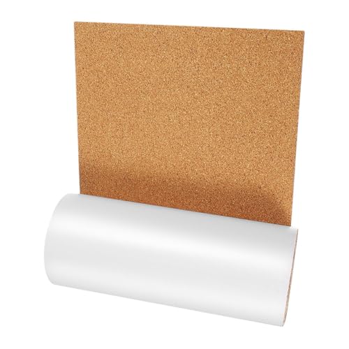 Zerodeko Rollo de Corcho Autoadhesivo 600x300x1 Mm, Tablero de Corcho Grueso Respaldo Adhesivo para Pared, Tablón de Mensajes Autoadhesivo Adecuado para Oficina, Escuela y Manualidades