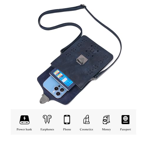Image of INICAT Small Crossbody Phone Purse for Women Faux Leather Cross Body Wallet | RFID Cute Bag Gifts For Teenage Girls