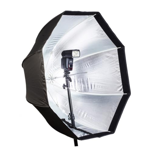 Image of Toddmomy Octagonal Photography Softbox Umbrella Light Diffuser for Studio Flash Lighting, Portable Photo Softbox Compatible with Video and Photo Lighting Equipment, White Nylon Fabric