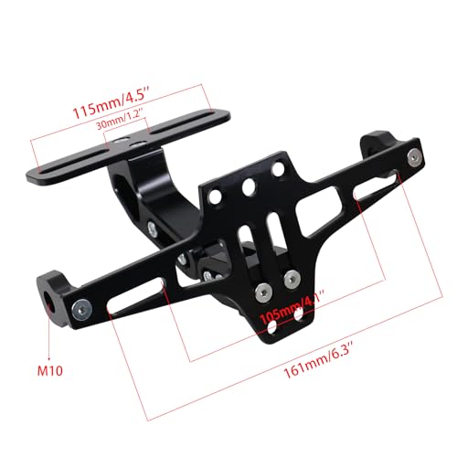 Image of Universal Motorcycle License Plate Bracket Fender Eliminator Kit Universal Motorcycle Tail Tidy Motorcycle License Plate Holder Mount