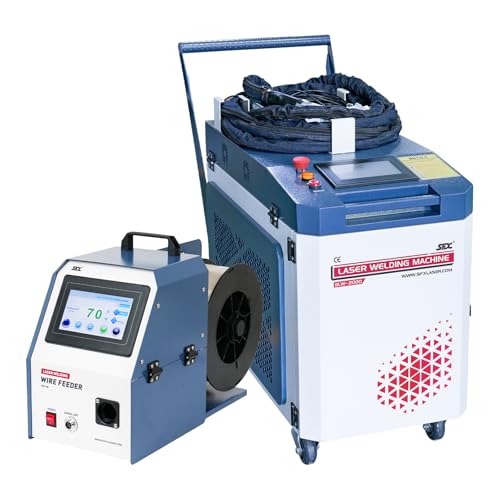 ZAC 2000Watt MAX Fiber Laser Welder Handheld Laser Welding Machine 220V Single-Phase with Auto Wire Feeder, Integrated Water-Cooler Chassis for All Type of Metal
